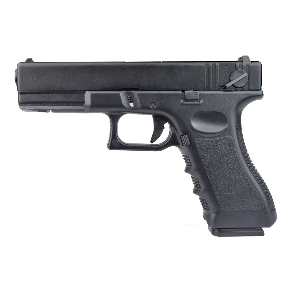 Pistola Glock 18 SEMI/FULL AUTO scarrellante a gas nera